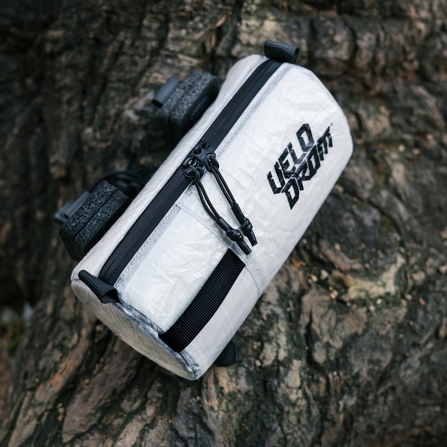 VELODROM Mini Sacoche de guidon Ripstop - Metallic White