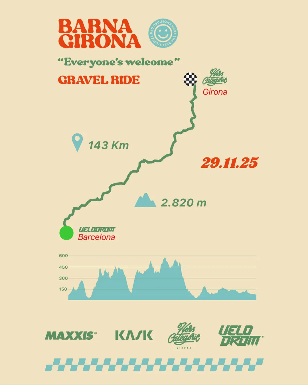 BARCELONA GIRONA GRAVEL 2025 - Social Ride