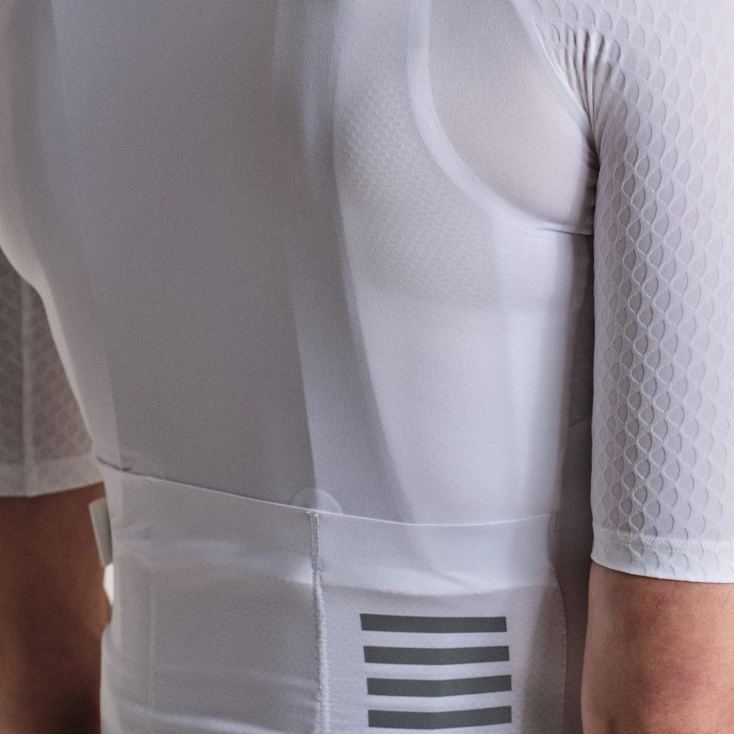 RAPHA Mujer Pro Team Aero Maillot Ciclismo IV - Blanco/Blanco