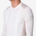 RAPHA Pro Team Langærmet Lightweight Cykeltrøje - WAS Hvid Allysum/ Silver Grey