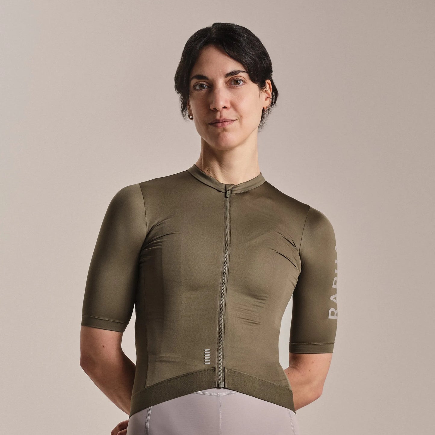 RAPHA Dona Pro Team Training Maillot III - Moss Green/Smoky Silver