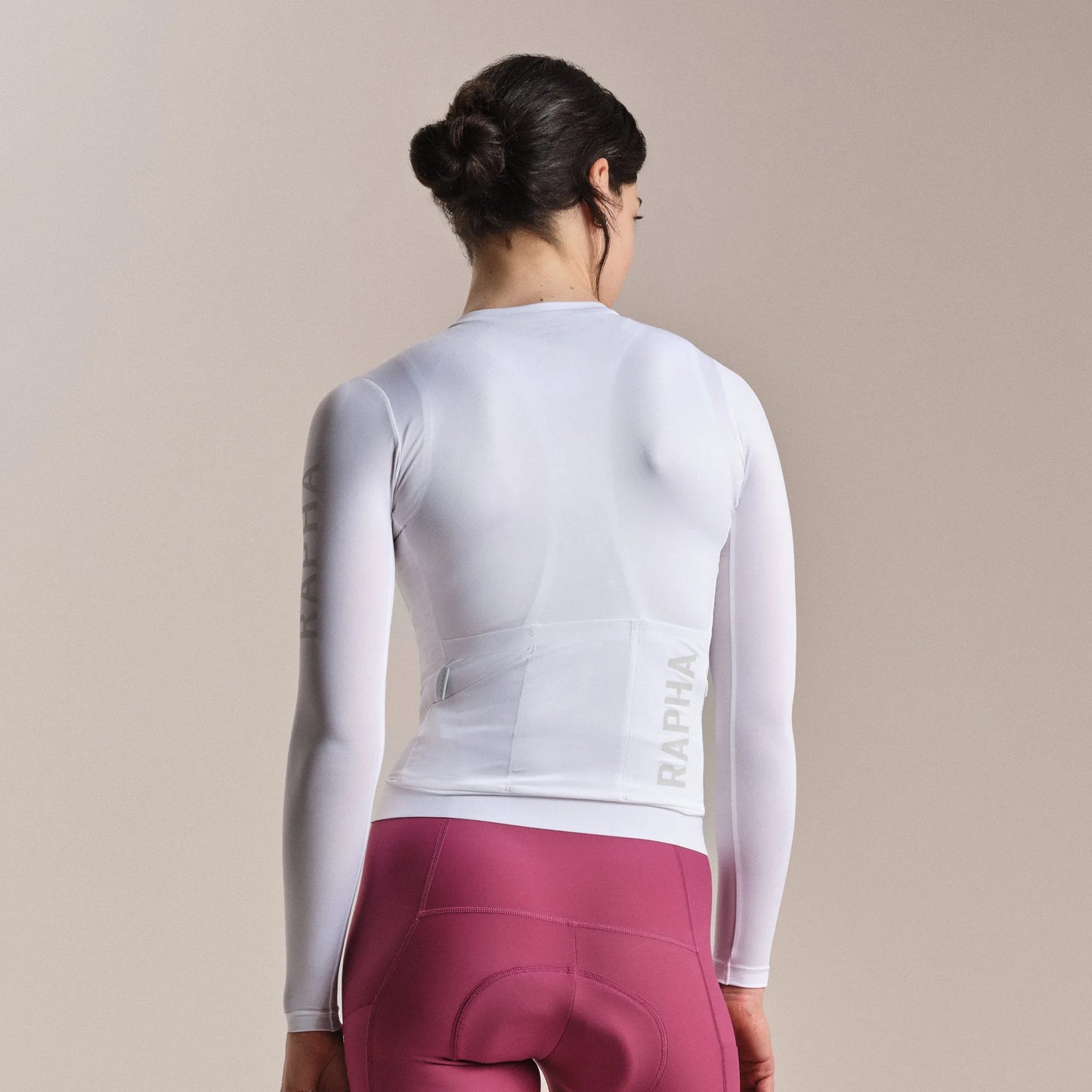 RAPHA Women's Pro Team LS Lightweight Jersey III - White/Silver