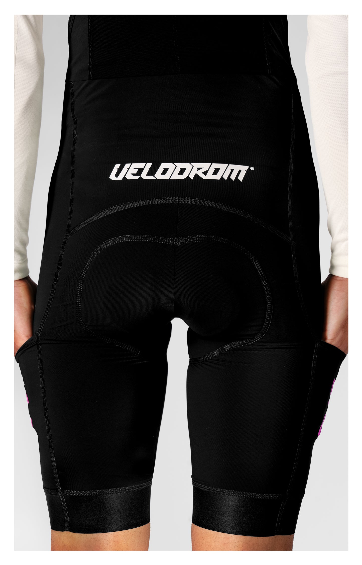 VELODROM Raceday 3.0 Cargo Culotte amb tirants - Negre/Pink