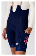 VELODROM Raceday 3.0 Cargo Bib Shorts - Navy/Pink