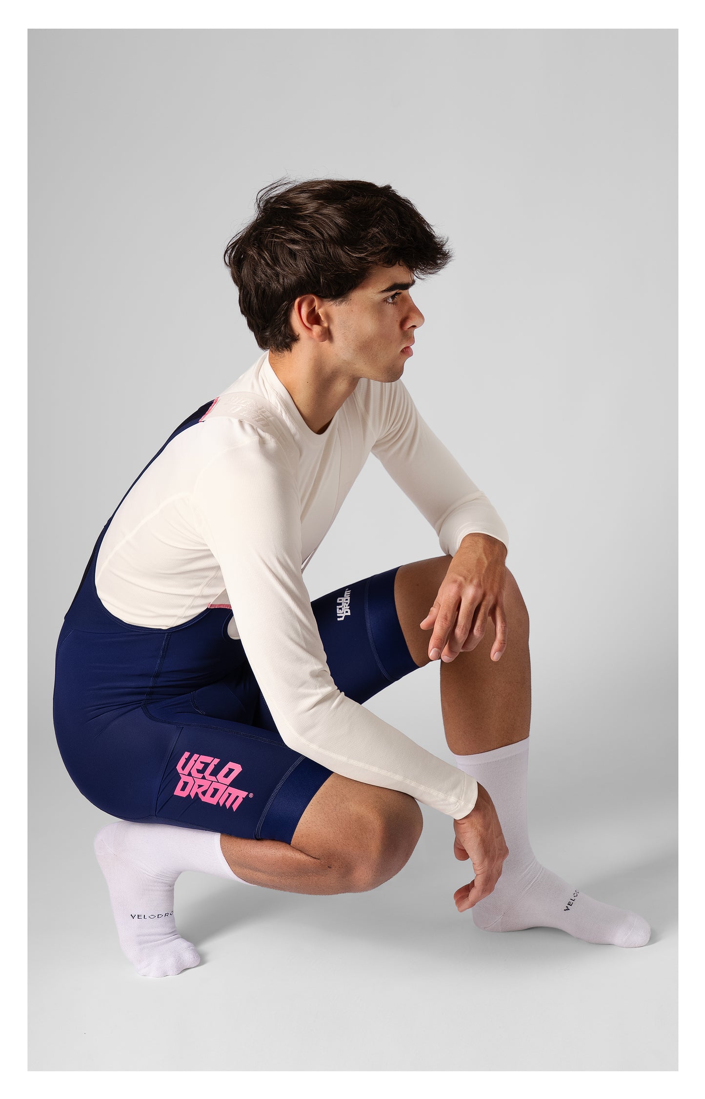 VELODROM Raceday 3.0 Cargo Culotte amb tirants - Navy/Pink