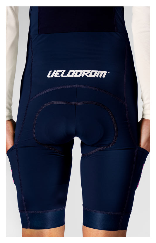 VELODROM Raceday 3.0 Cargo Culotte Ciclismo - Navy/Pink