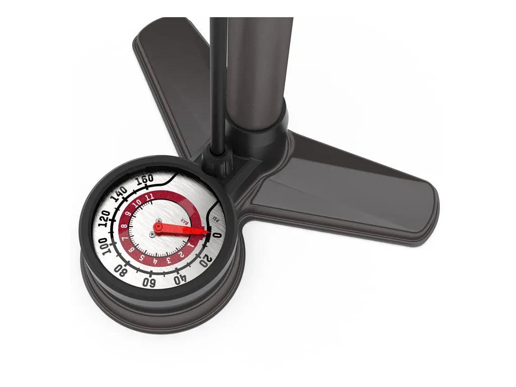 BLACKBURN AIRTOWER 6 FLOOR PUMP - SILVER