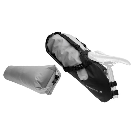 BLACKBURN OUTPOST SEAT PACK W/DRY Saddle Bag - Grey