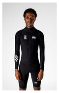VELODROM Raceday 3.0 Thermal Fietsshirt lange mouwen - Zwart/Wit