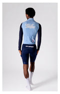 VELODROM RaceDay 3.0 Thermal Fietsshirt lange mouwen - Light Blue/Dark Navy Dual Sleeves