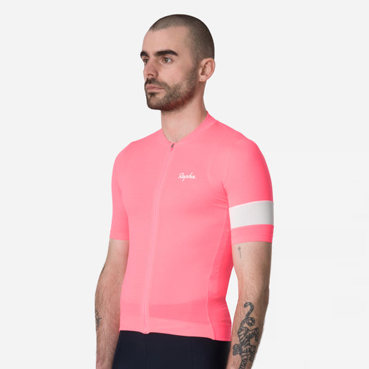 RAPHA Core Lightweight Maillot Ciclismo - HVW High Vis Pink