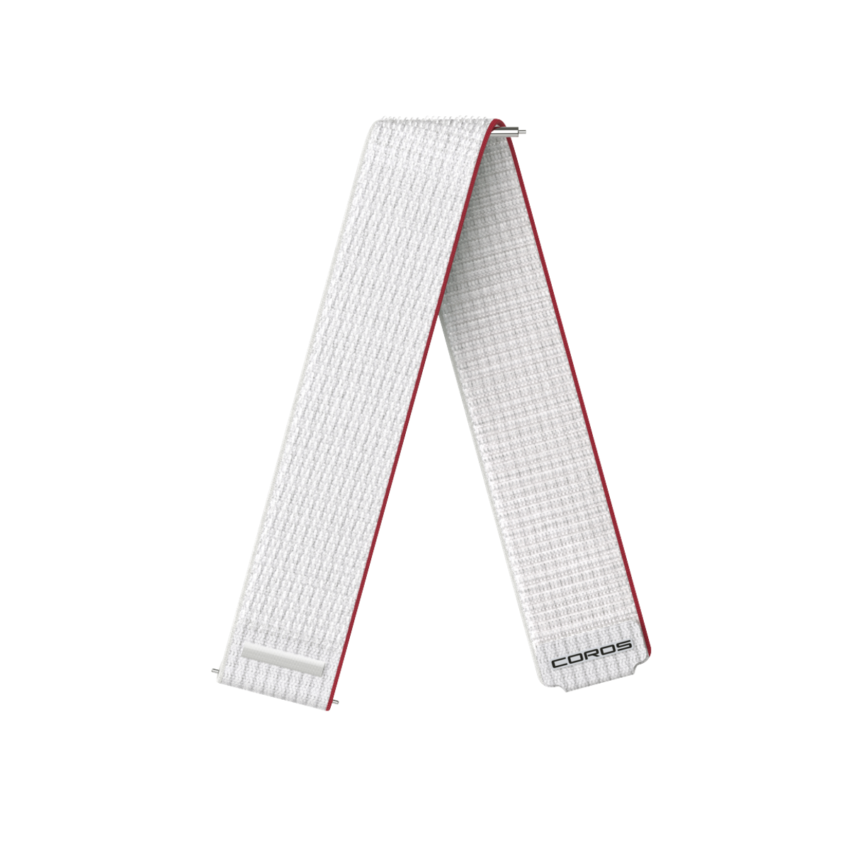 COROS PACE 3 NYLON BAND 22MM - Blanc RED - LONG
