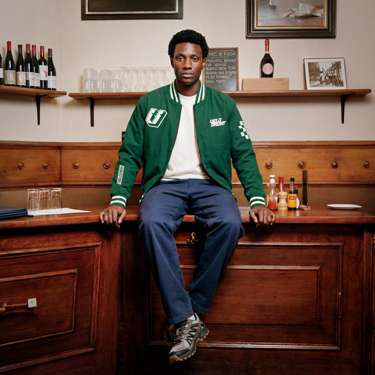 VELODROM S6 Collection Retro Bomber Patches- Pine Green