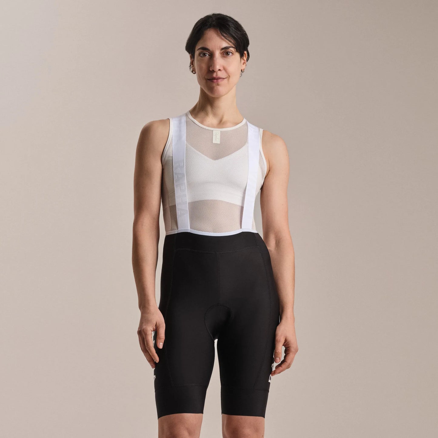 RAPHA Kvinder Pro Team Training Cykelbukser med seler II - Regular - Sort/Hvid