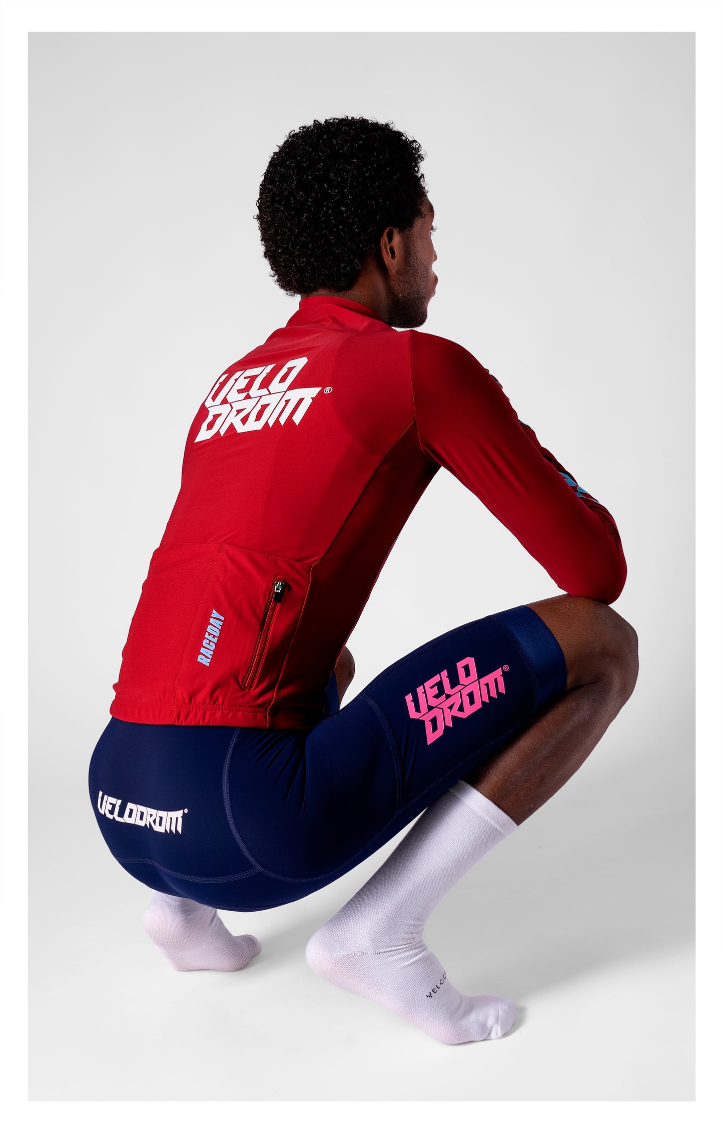 VELODROM RaceDay 3.0 Thermal Long Sleeve Jersey - Burgundy