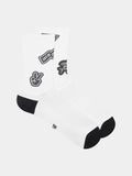 CAFÉ DU CYCLISTE Aero Socks - Black White