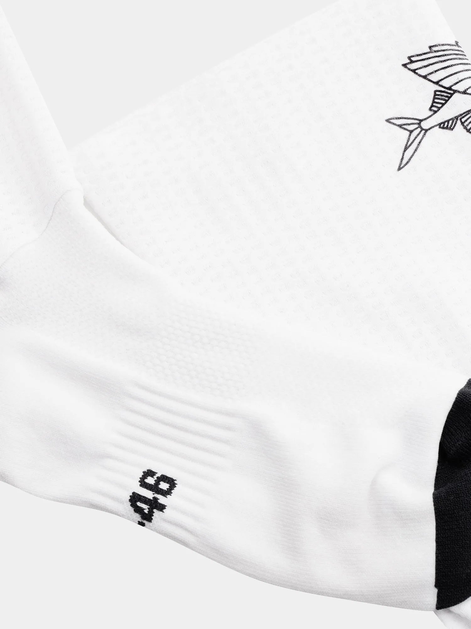 CAFE DU CYCLISTE Aero Socks Flying Fish - White