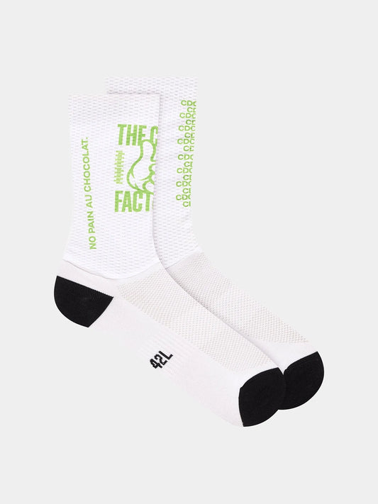 CAFÉ DU CYCLISTE Aero Socks - Lime White