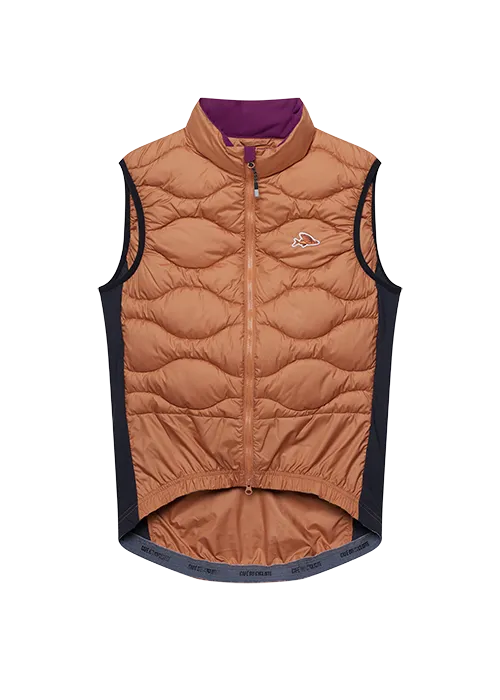 CAFE DU CYCLISTE Alexia Thermal Gilet - Cashew