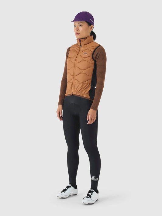 CAFE DU CYCLISTE Alexia Thermal Gilet - Cashew