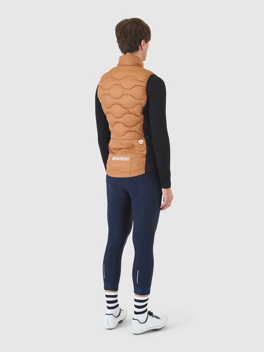 CAFE DU CYCLISTE Alexia Thermal Gilet - Cashew