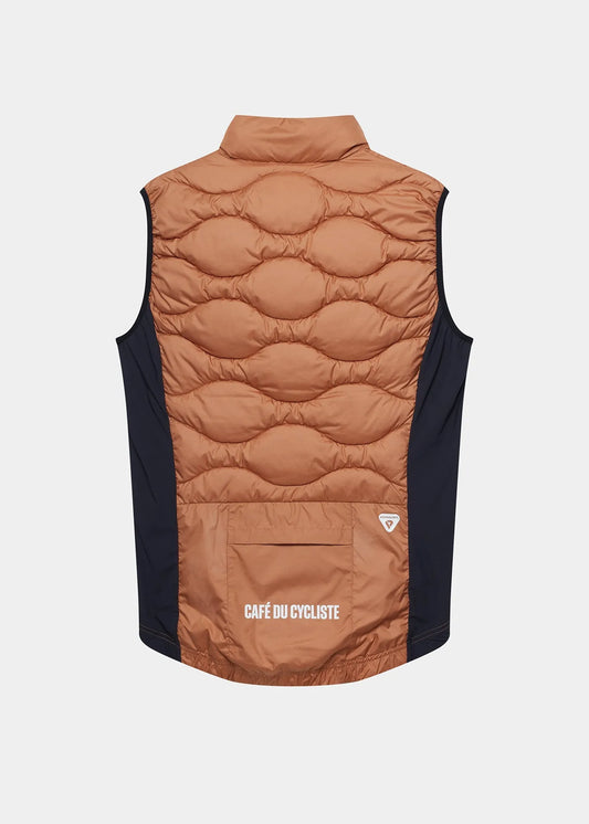 CAFE DU CYCLISTE Alexia Thermal Gilet - Cashew