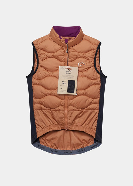 CAFE DU CYCLISTE Alexia Thermal Gilet - Cashew