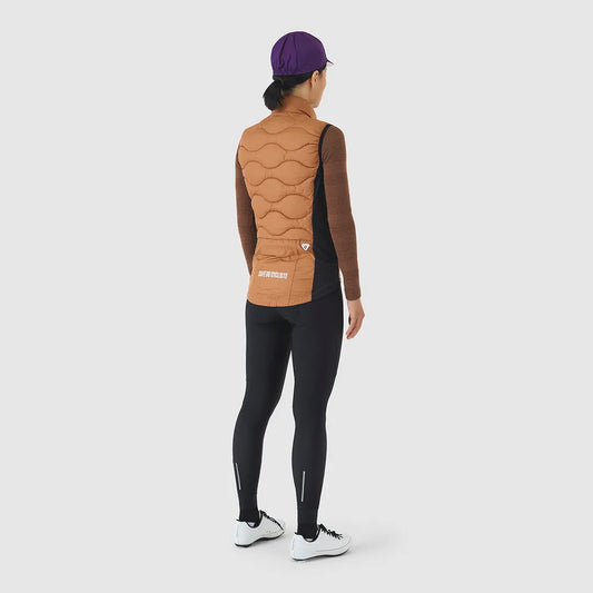 CAFE DU CYCLISTE Alexia Thermal Gilet - Cashew