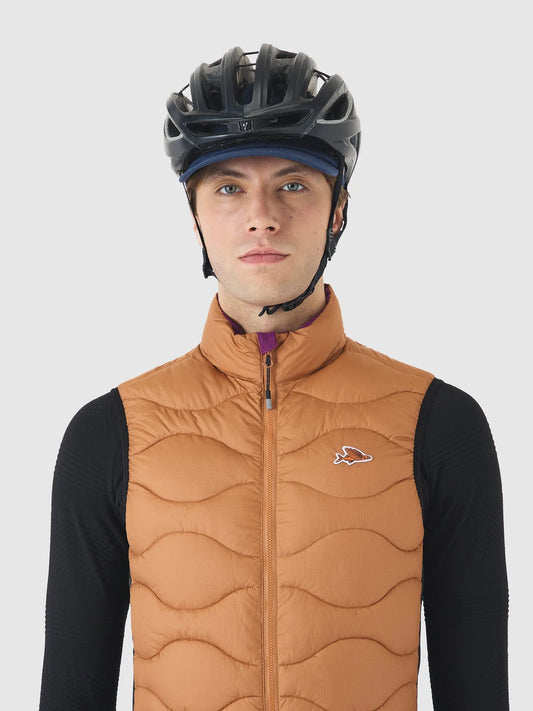 CAFE DU CYCLISTE Alexia Thermal Gilet - Cashew