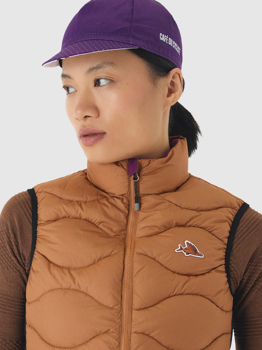 CAFE DU CYCLISTE Alexia Thermal Gilet - Cashew