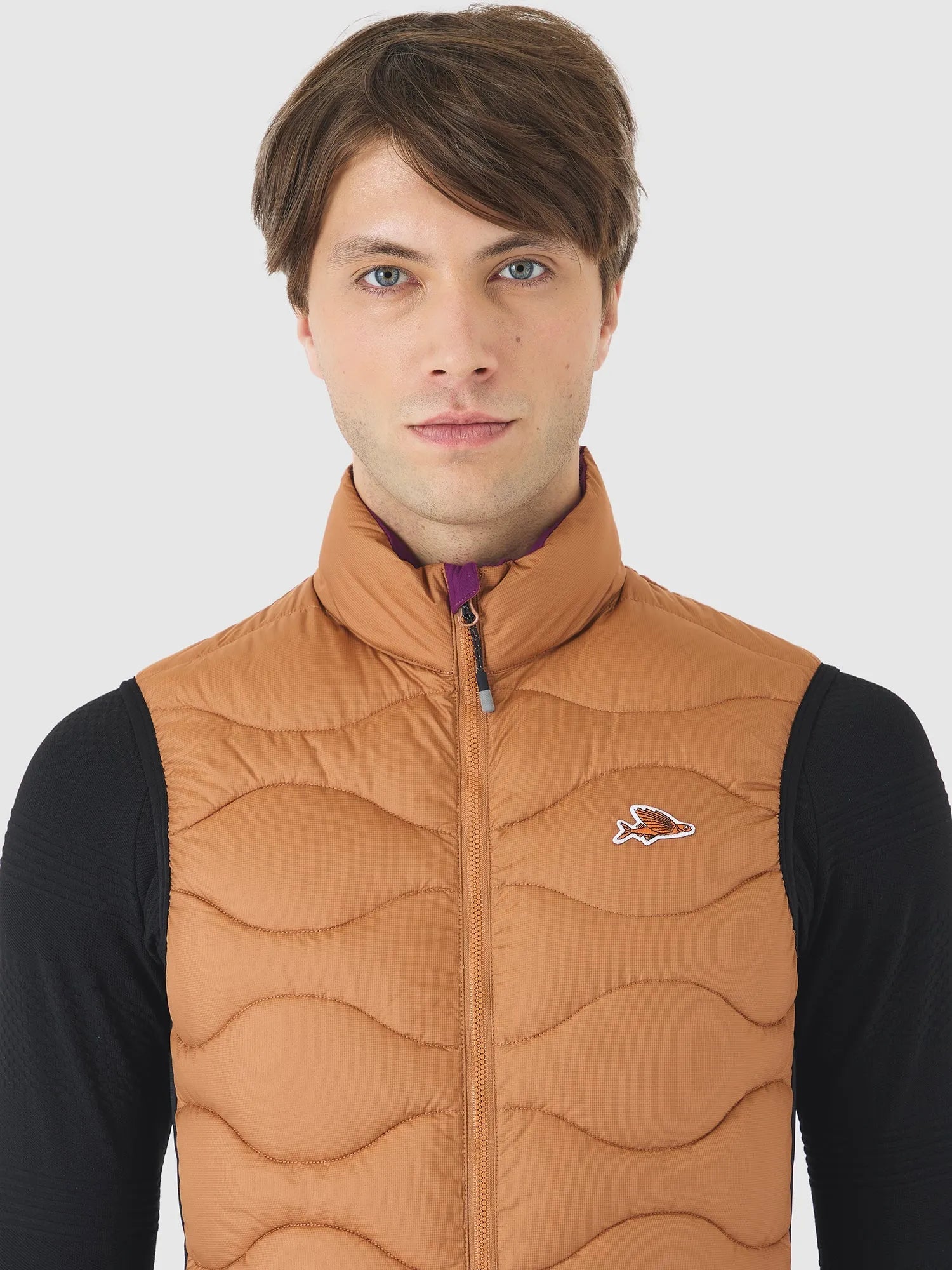 CAFE DU CYCLISTE Alexia Thermal Gilet - Cashew