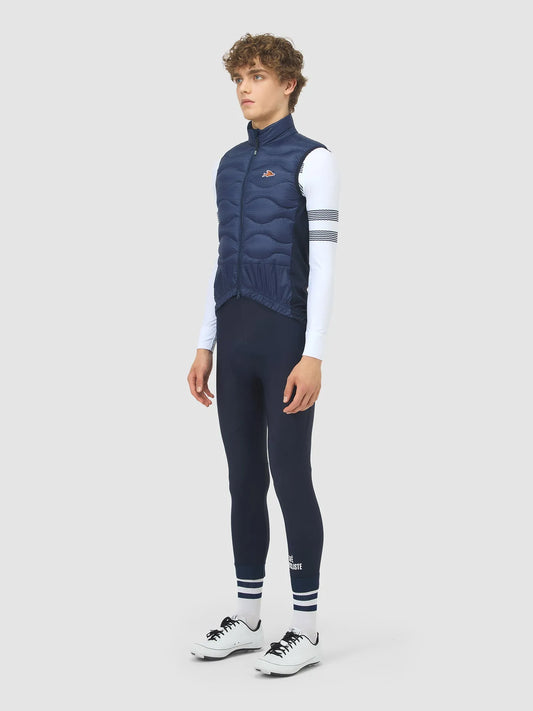 CAFÉ DU CYCLISTE Alexia Thermal Gilet - Navy