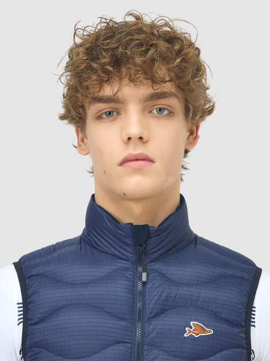 CAFÉ DU CYCLISTE Alexia Thermal Gilet - Navy