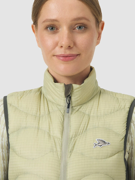 CAFÉ DU CYCLISTE Alexia Thermal Gilet - Puddle