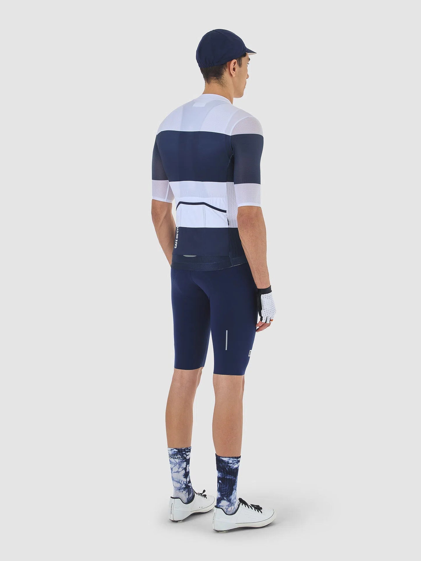 CAFE DU CYCLISTE Angeline V2 Race Jersey - Navy/White