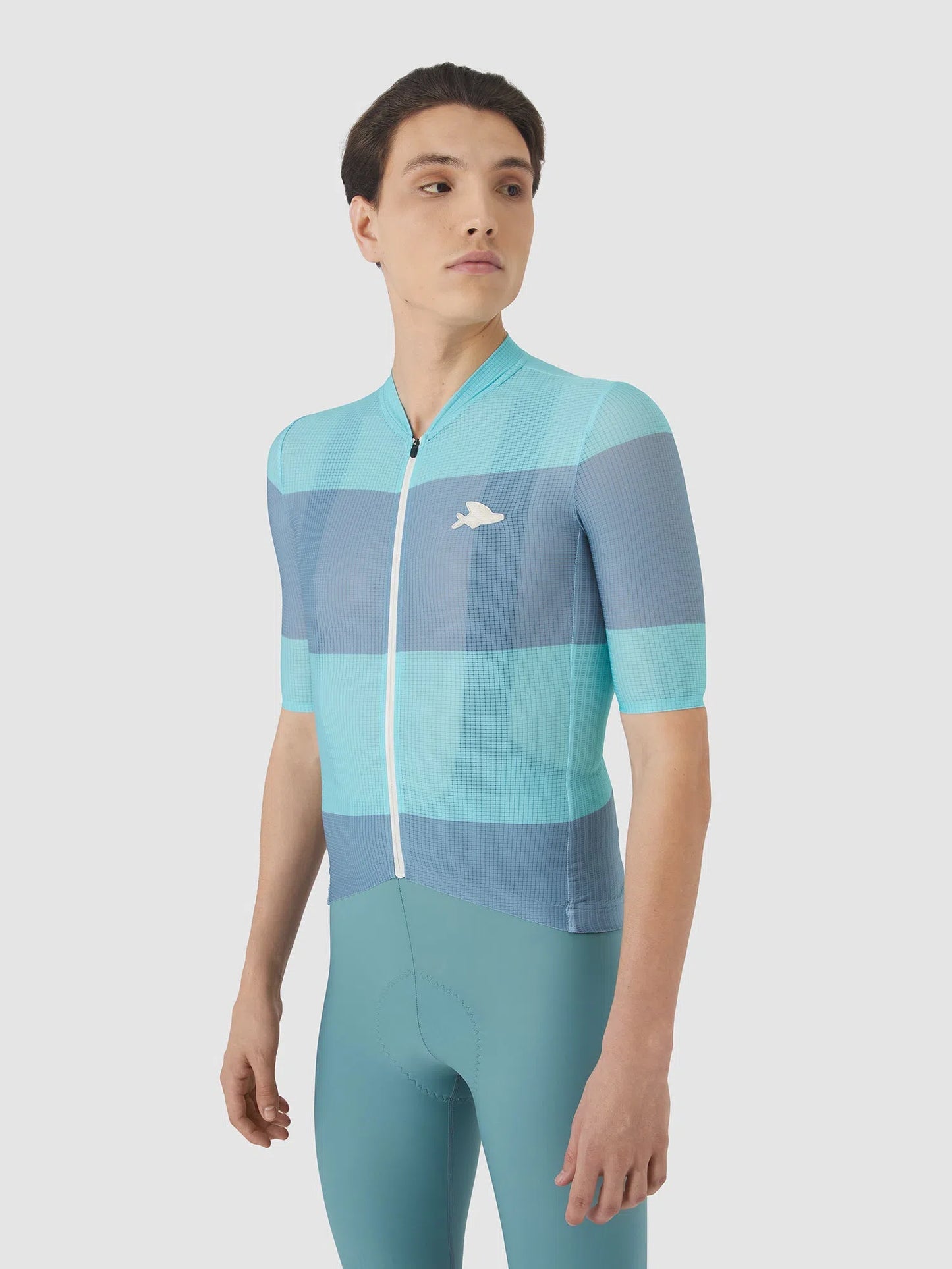 CAFE DU CYCLISTE Angeline V2 Race Jersey - Riviera Blue/Deep Water