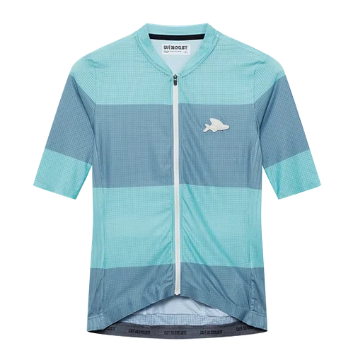 CAFE DU CYCLISTE Angeline V2 Race Jersey - Riviera Blue/Deep Water