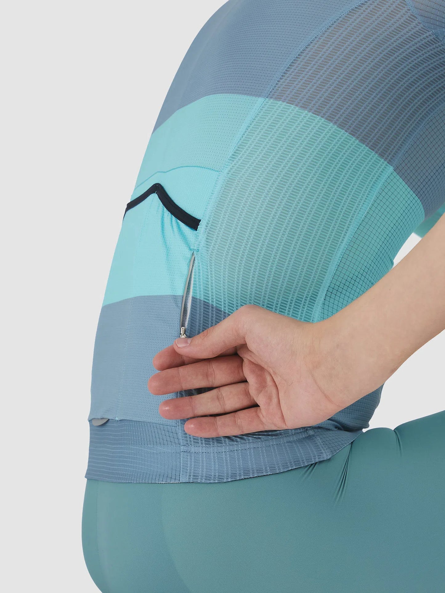 CAFE DU CYCLISTE Angeline V2 Race Jersey - Riviera Blue/Deep Water