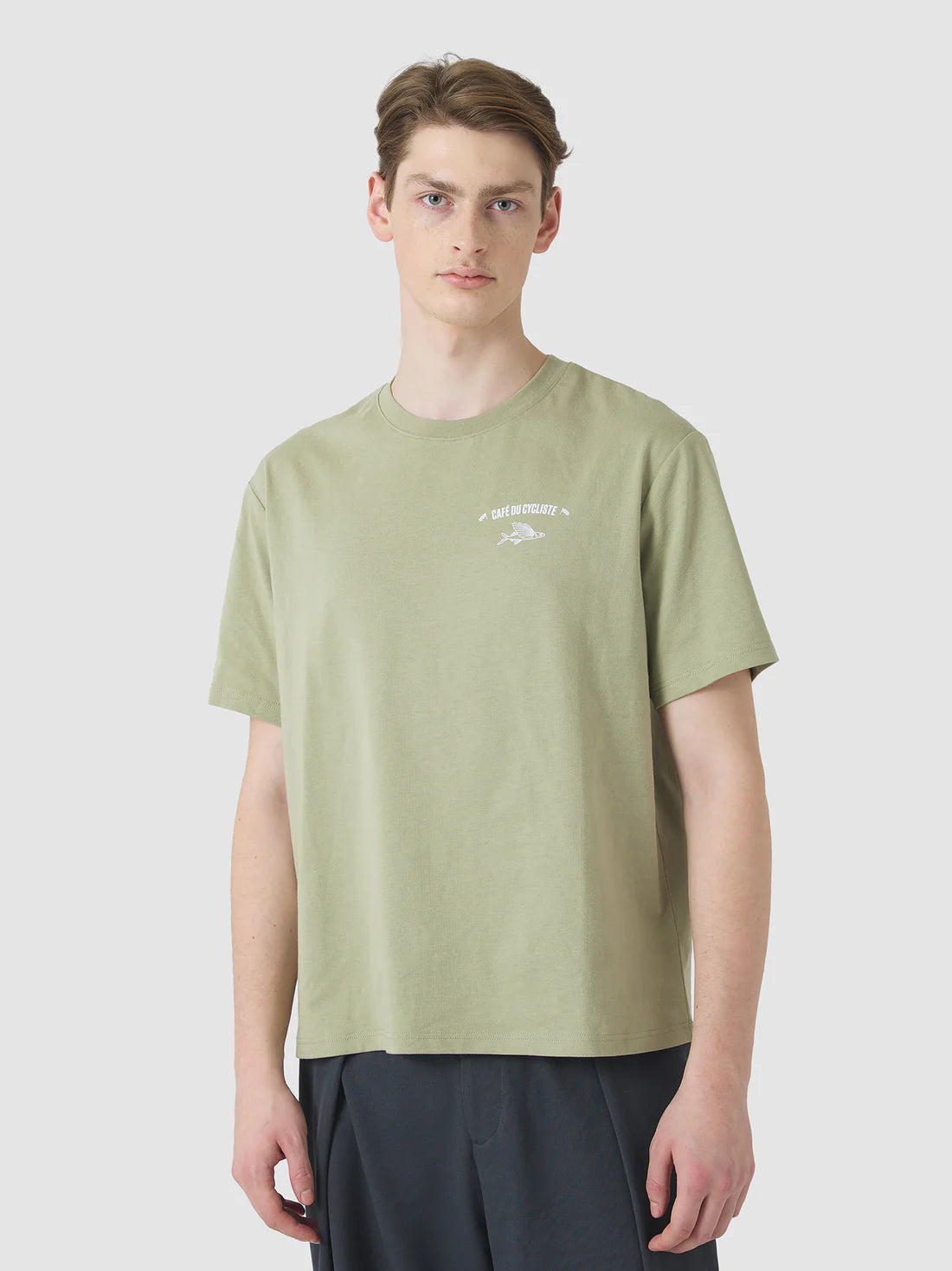 CAFE DU CYCLISTE Anne Cotton TShirt - Puddle