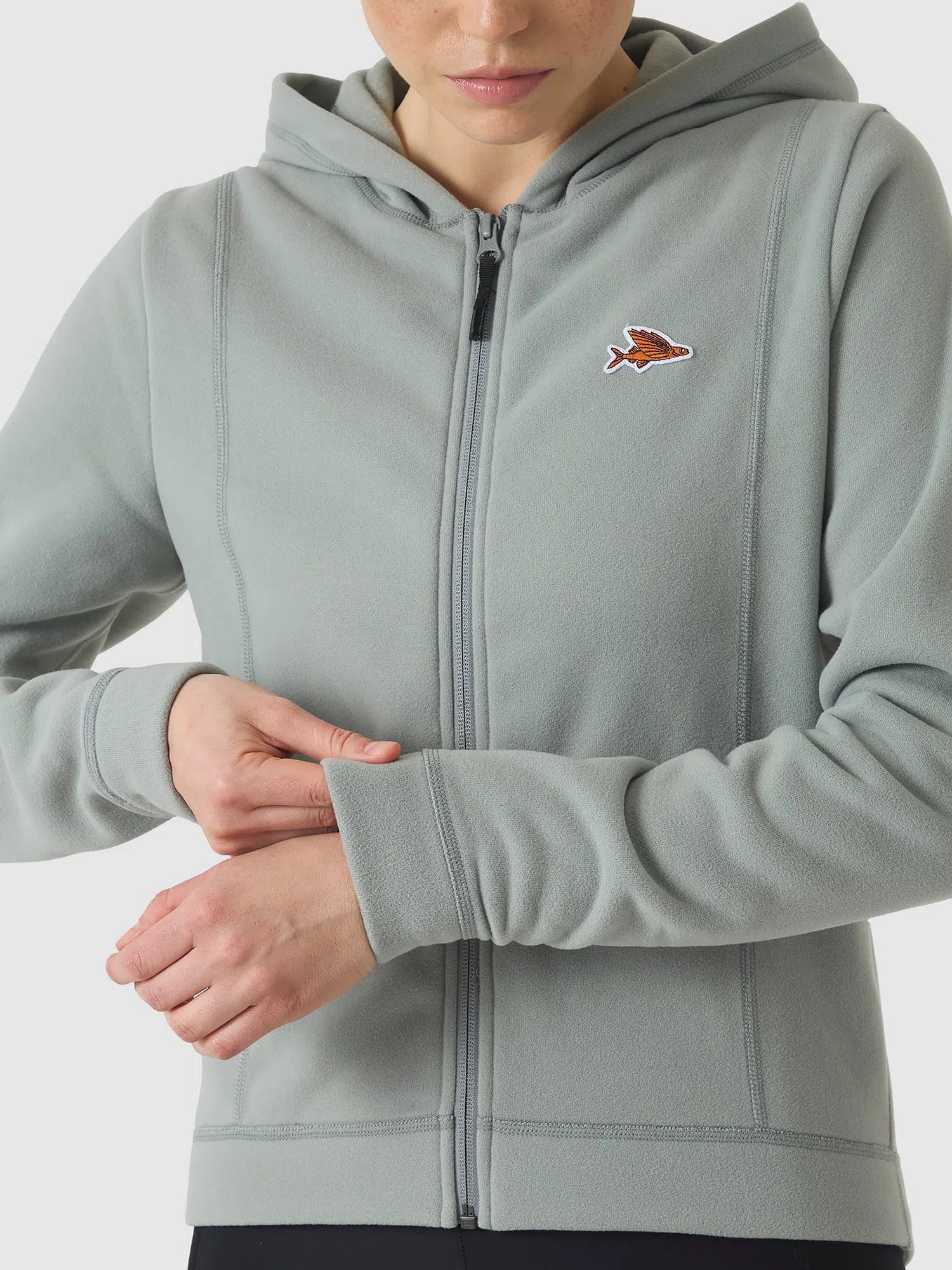 CAFE DU CYCLISTE Apolline Outlands Long Sleeve Jersey - Mountain Fog