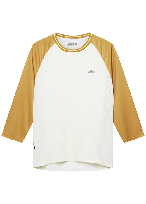 CAFE DU CYCLISTE Barbara Lightweight Jersey - Golden Olive