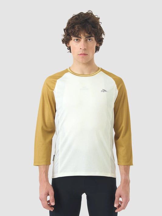 CAFE DU CYCLISTE Barbara Lightweight Jersey - Golden Olive