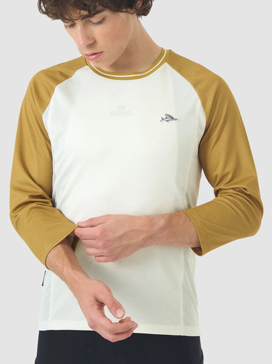 CAFE DU CYCLISTE Barbara Lightweight Jersey - Golden Olive