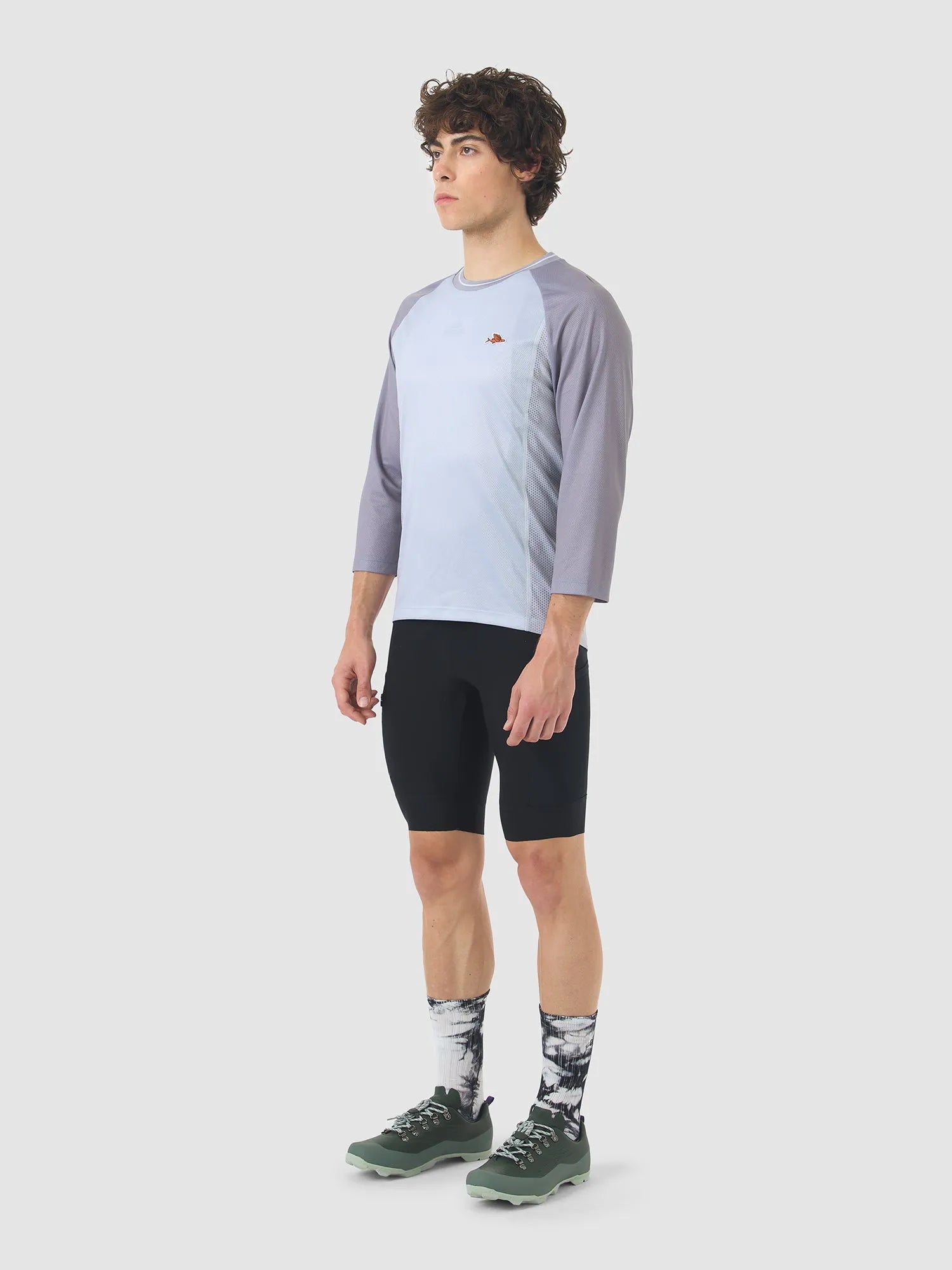 CAFE DU CYCLISTE Barbara Lightweight Jersey - Storm/Horizon Grey