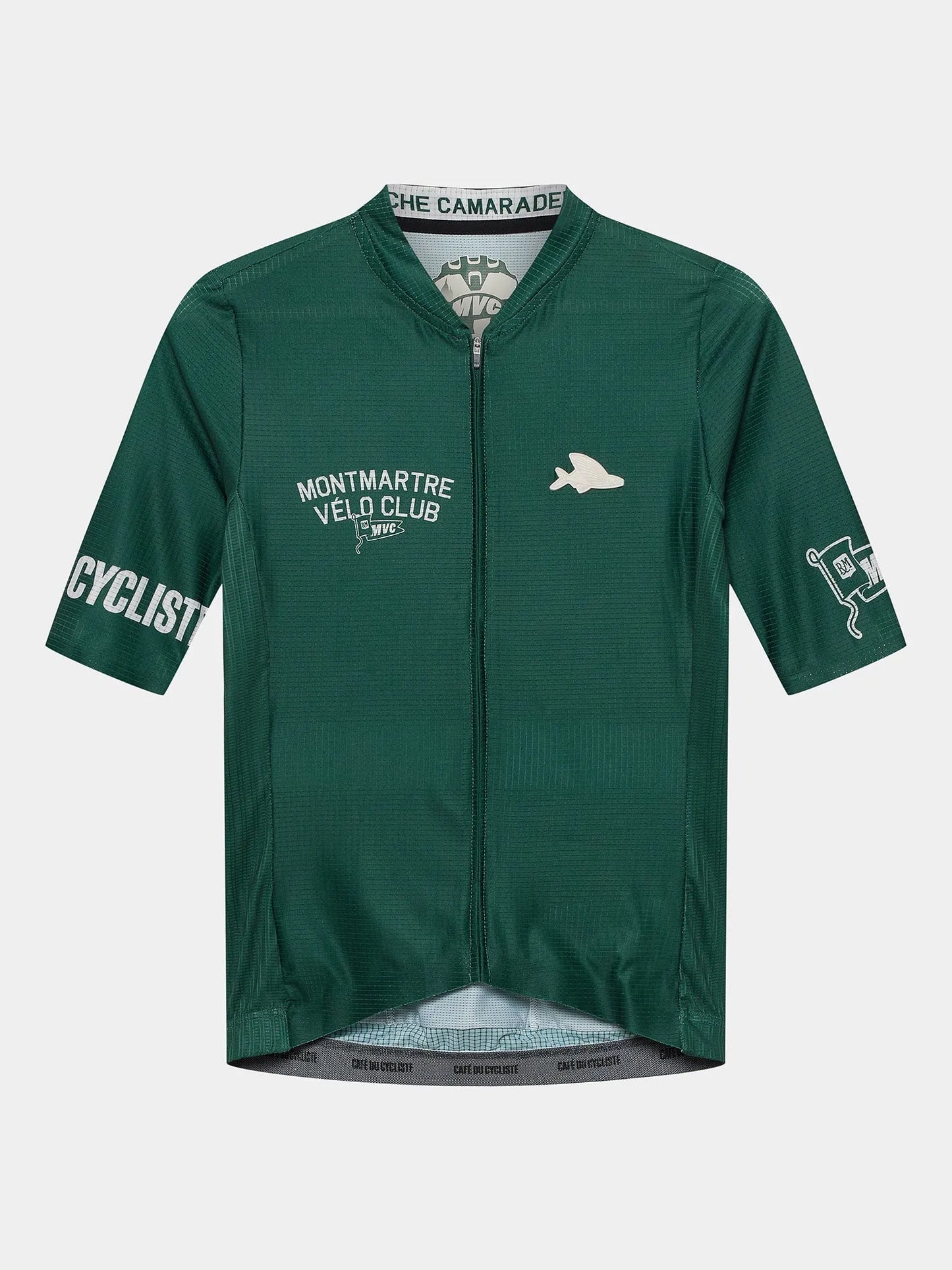 CAFÉ DU CYCLISTE Bergida MVC Jersey - Dark Green