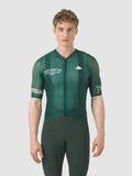 CAFÉ DU CYCLISTE Bergida MVC Jersey - Dark Green