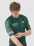 CAFÉ DU CYCLISTE Bergida MVC Jersey - Dark Green