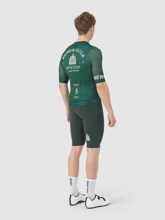 CAFÉ DU CYCLISTE Bergida MVC Jersey - Dark Green