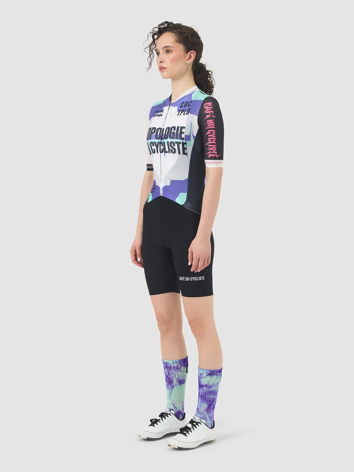 CAFÉ DU CYCLISTE Bergida Women Jersey - Topologie