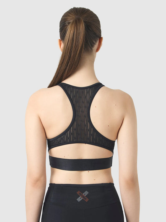CAFÉ DU CYCLISTE Cesarine Sports Bra - Black